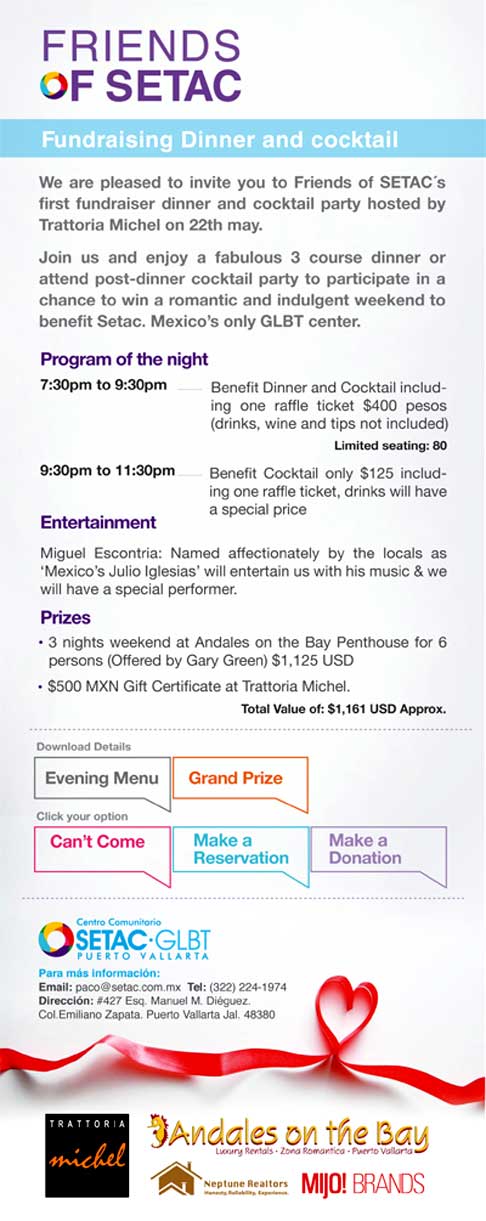 SETAC fundraiser cocktail party