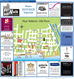 Puerto Vallarta Art Walk Map