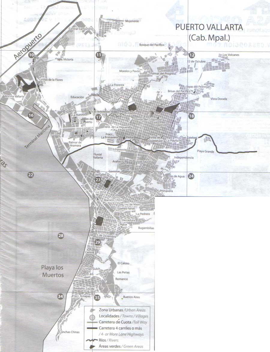 Maps of the Colonias of Puerto Vallarta Puerto Vallarta Scene Maps of the Colonias of Puerto Vallarta Puerto Vallarta Scene