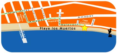 Ritmos Beach Cafe Map